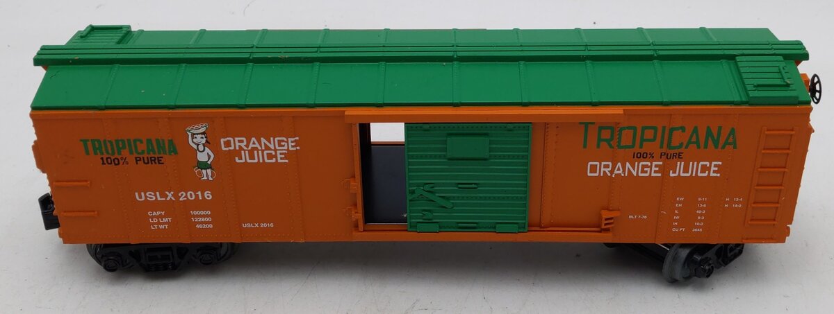 MTH 30-74872 O Tropicana 40' Steel Boxcar EX