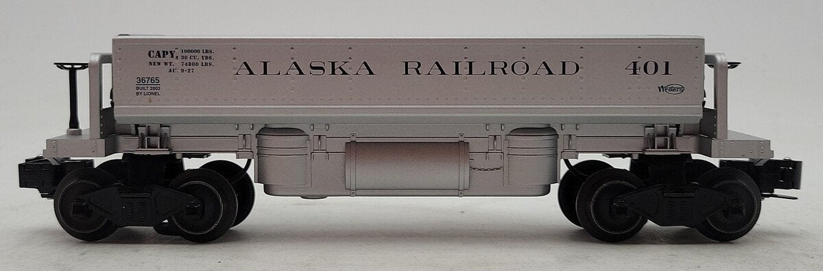 Lionel 6-36765 O Gauge Alaska Operating Coal Dump Car #401 With Coal Load EX/Box