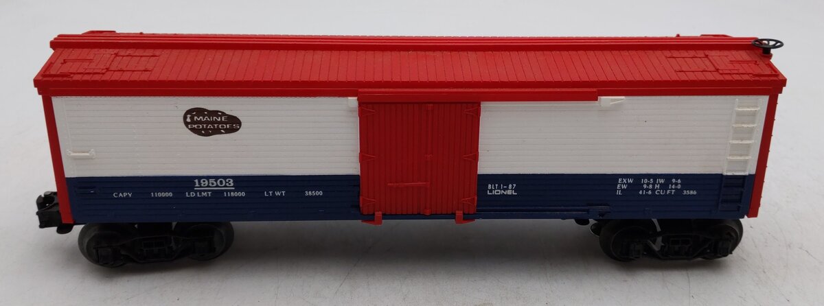 Lionel 6-19503 O Gauge Bangor & Aroostook Woodside Refrigerator Car EX
