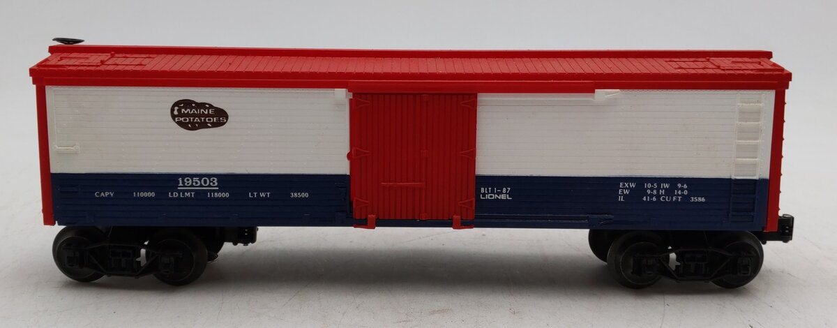 Lionel 6-19503 O Gauge Bangor & Aroostook Woodside Refrigerator Car EX