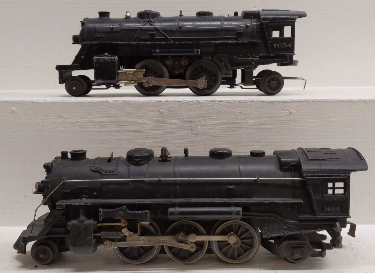 Lionel O Gauge Vintage Steam Locomotives: 1666 & 1654 [2]