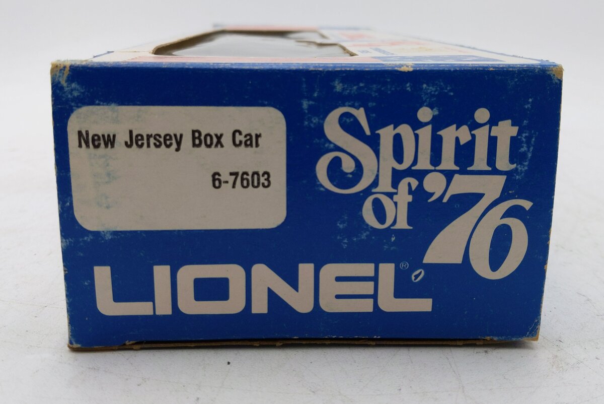 Lionel 6-7603 O Gauge State of New Jersey Boxcar LN/Box