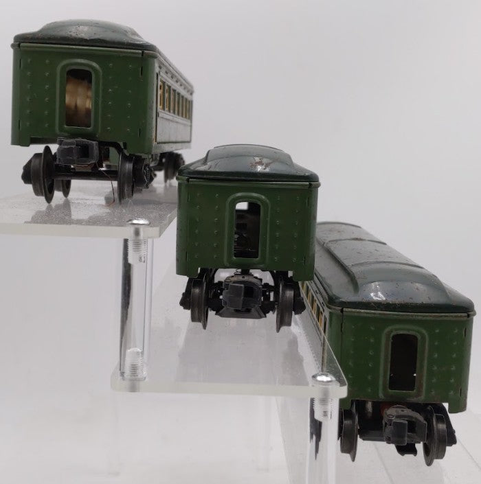 Lionel 2440 & 2441 Vintage O Lionel Lines Green Tinplate Pullman Cars [3]