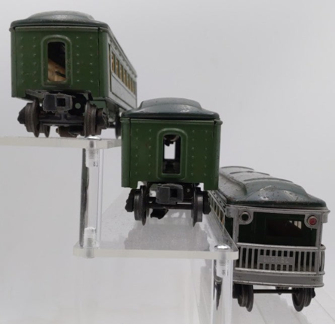 Lionel 2440 & 2441 Vintage O Lionel Lines Green Tinplate Pullman Cars [3]