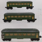 Lionel 2440 & 2441 Vintage O Lionel Lines Green Tinplate Pullman Cars [3]
