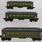 Lionel 2440 & 2441 Vintage O Lionel Lines Green Tinplate Pullman Cars [3]