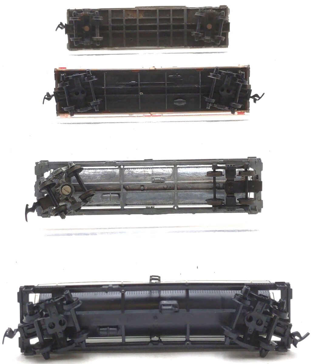 Assorted HO Scale Freight Cars: 73510, 5342, 74425, 9876 [4] VG