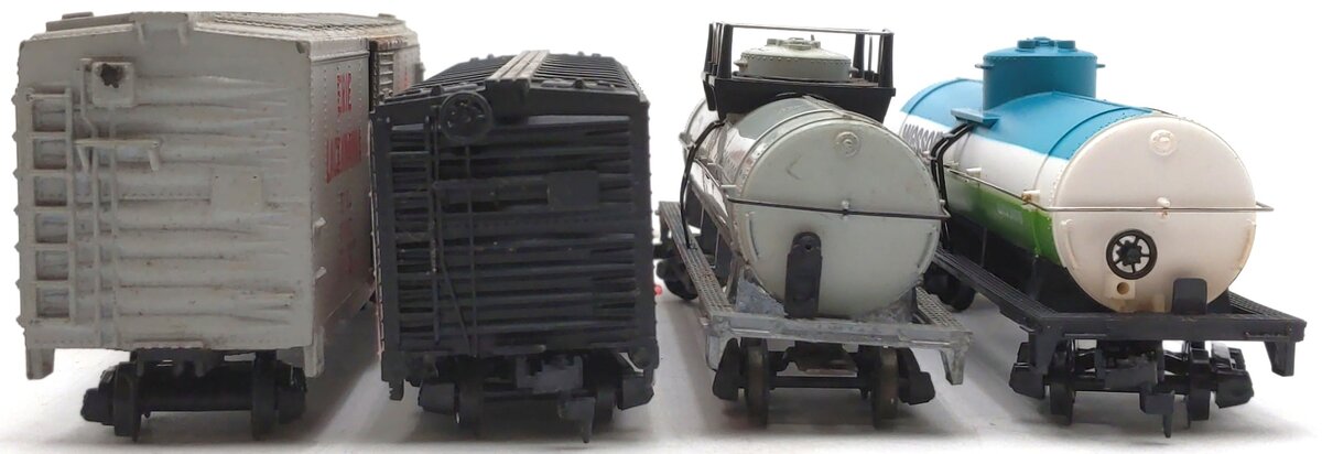 Assorted HO Scale Freight Cars: 73510, 5342, 74425, 9876 [4] VG