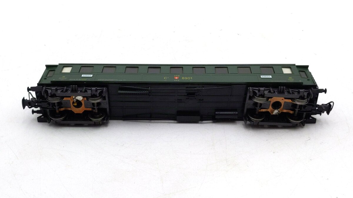 Marklin 4138 HO Scale Zurich Swiss Federal Railways SBB C4 Passenger Car #8901 VG/Box