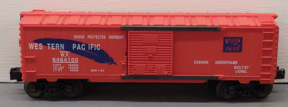 Lionel 6-19257 O Gauge Western Pacific 6464 Series II Boxcars (Set of 3) EX/Box