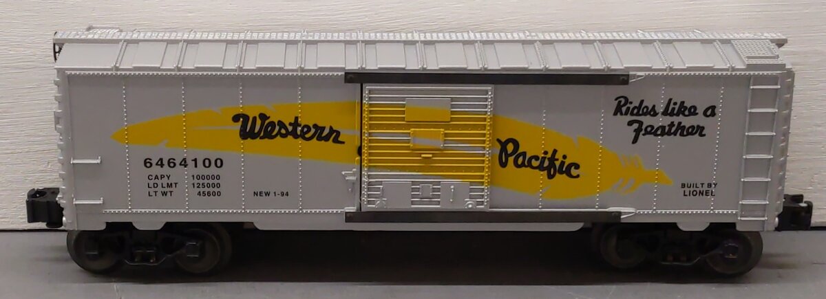 Lionel 6-19257 O Gauge Western Pacific 6464 Series II Boxcars (Set of 3) EX/Box