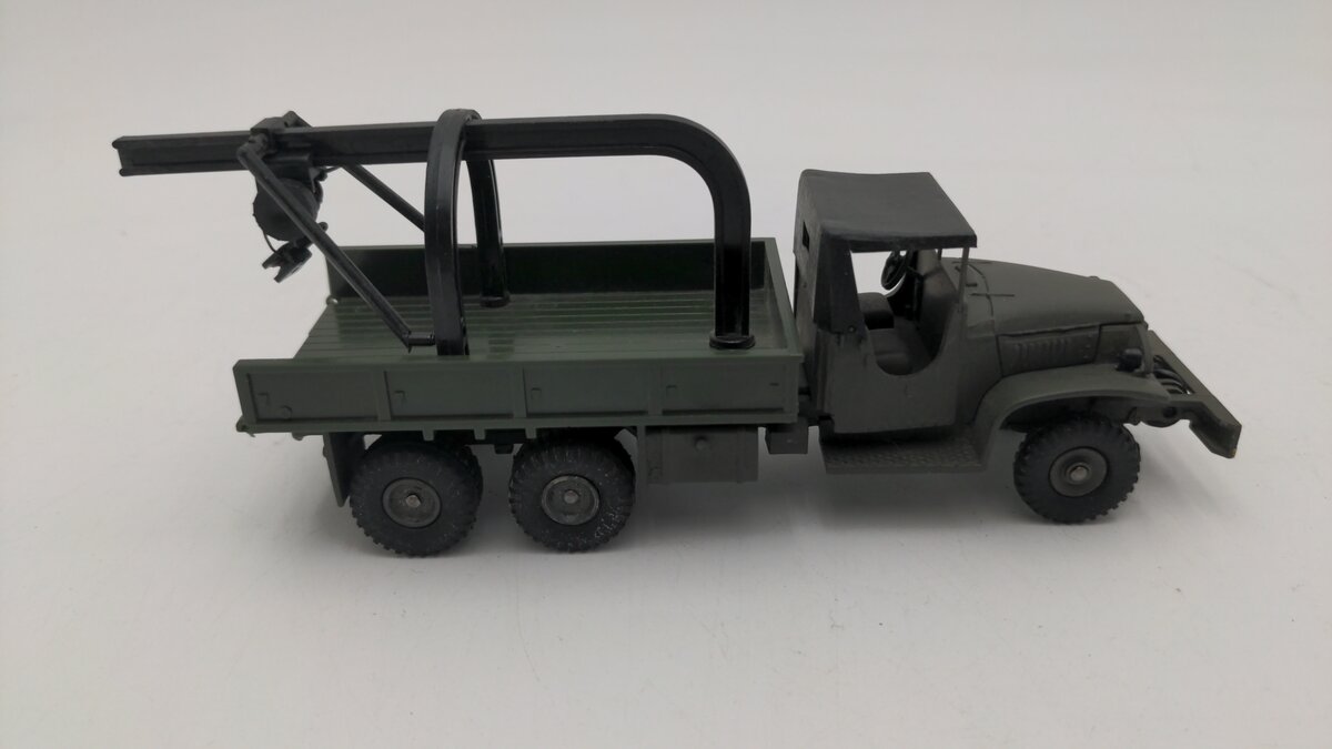 Dinky 808 1:43 Scale GMC 6 X 6 Military Tow Truck Camion G.M.C. Die Cast EX/Box