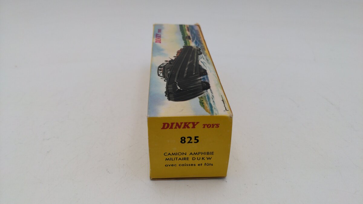 Dinky 825 Die Cast Toys Camion Amphibian Militaire DUKW With Plastic Accessories EX/Box