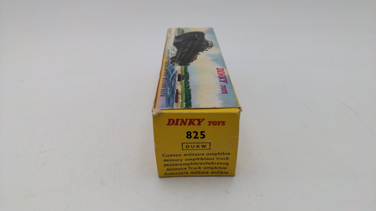 Dinky 825 Die Cast Toys Camion Amphibian Militaire DUKW With Plastic Accessories EX/Box