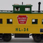 MTH 30-7769 Hillcrest Lumber Caboose HL-34 VG