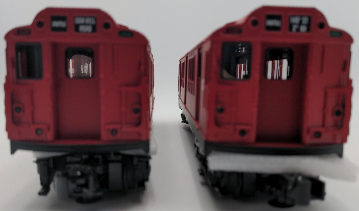 MTH 30-2727-3 O Gauge Passenger Car Subway Add-on Powered Set (Set of 2) EX