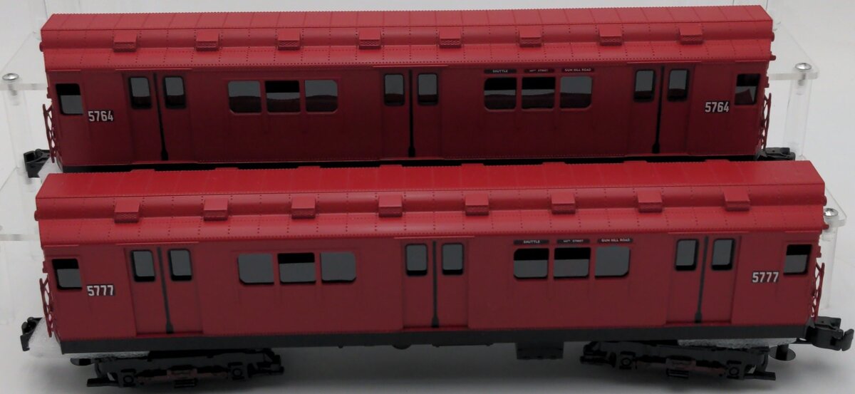 MTH 30-2727-3 O Gauge Passenger Car Subway Add-on Powered Set (Set of 2) EX
