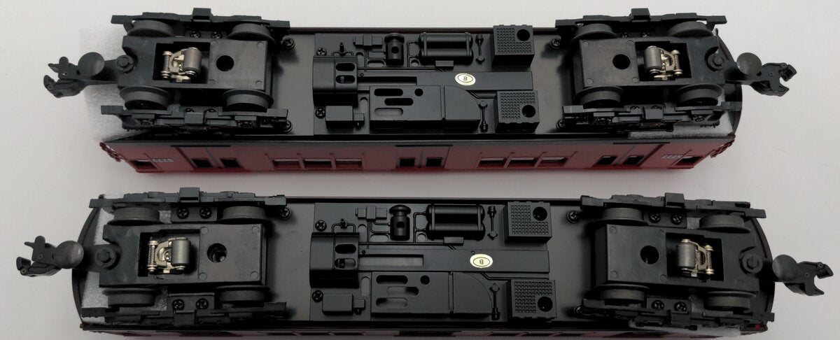 MTH 30-2727-3 O Gauge Passenger Car Subway Add-on Powered Set (Set of 2) EX