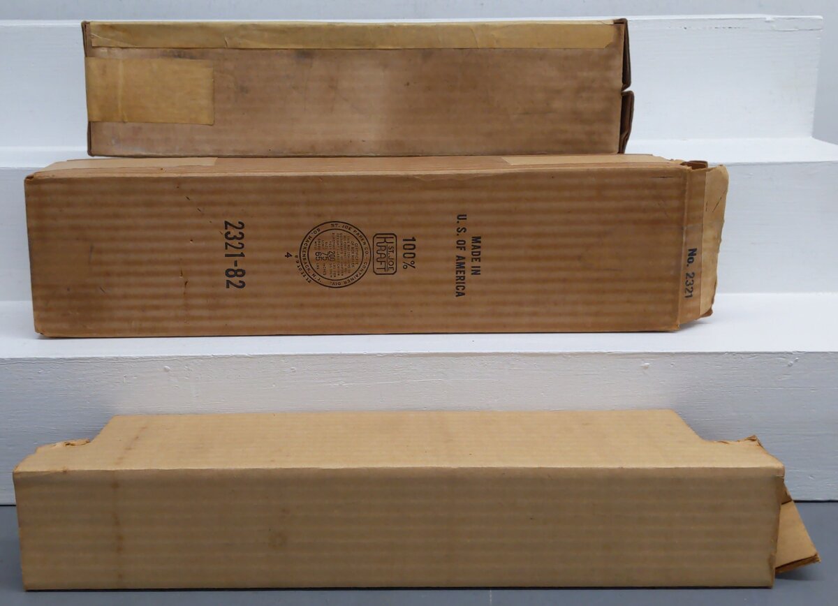 Lionel O Gauge Vintage Empty Boxes: 2350 & 2321 [2]/Box