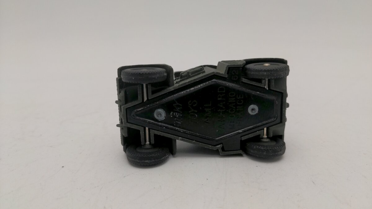 Dinky 814 Die Cast Military Green Panhard Armored Car EX/Box