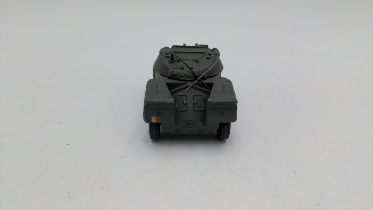 Dinky 814 Die Cast Military Green Panhard Armored Car EX/Box