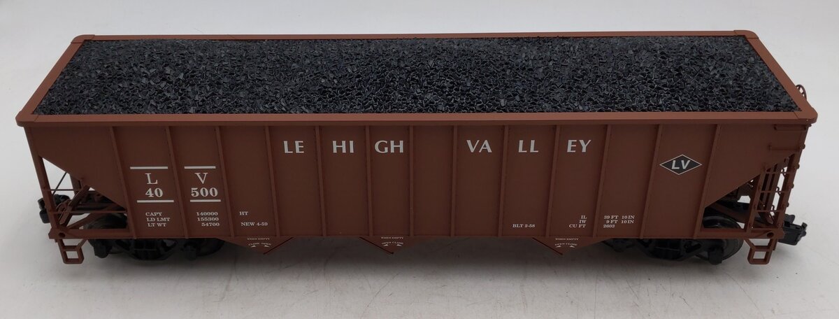 USA Trains R14020 G LV 70-Ton 3-Bay Coal Hopper with Coal Load #40500 LN