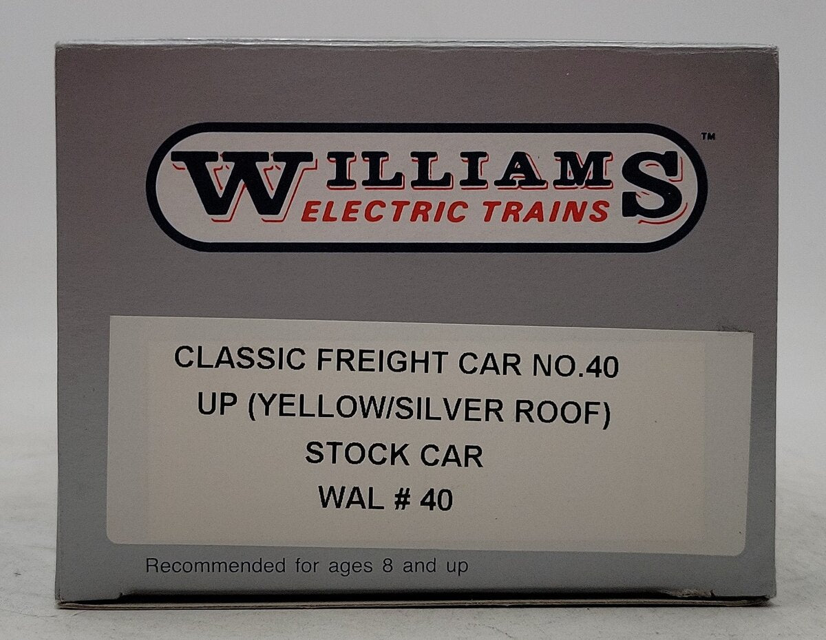 Williams 40 O Gauge Union Pacific Stock Car #9370 EX/Box