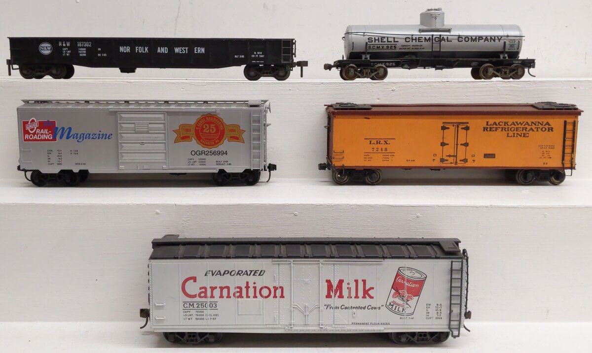 Atlas and Other O Scale Assorted Freight Cars (2-Rail) (5)