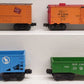 Lionel & Other O Scale Assorted Freight Cars (4): #9141, #19808, #9011, & #91320