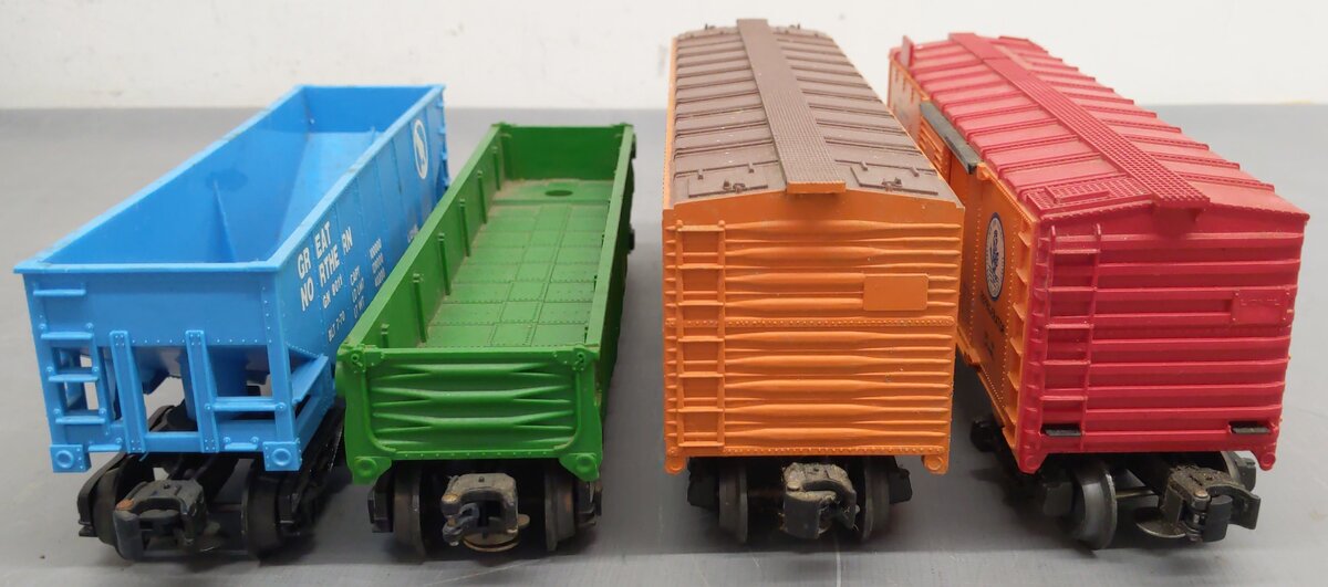 Lionel & Other O Scale Assorted Freight Cars (4): #9141, #19808, #9011, & #91320