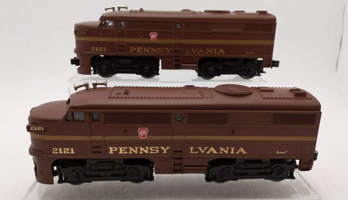 K-Line K2121 O Pennsylvania Alco AA Diesel Locomotive Set #2121 EX