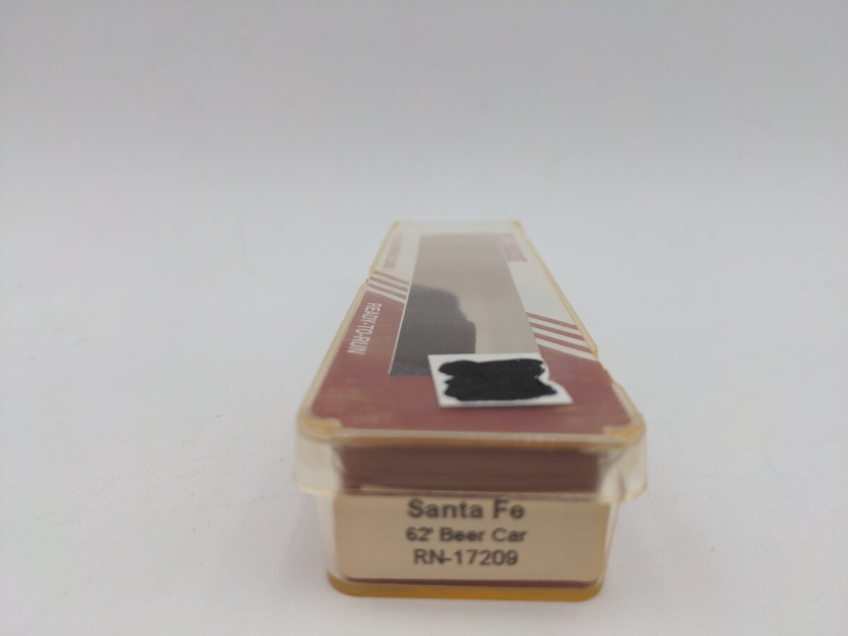 Red Caboose RN-17209 N Scale Santa Fe 62' Beer Car Box Car #625325 LN/Box