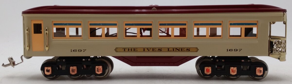 MTH 10-8046-C O Gauge The Ives Line Observation Passenger Car #1697 EX/Box