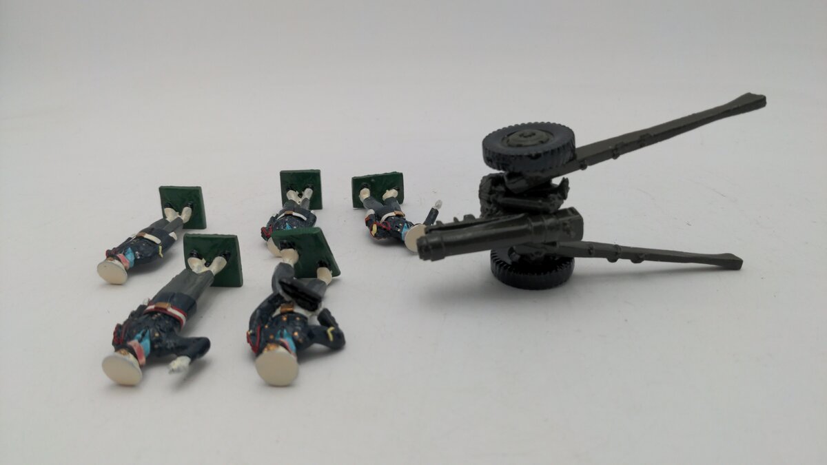 W. Britain Artillery Four Gun Drill Team Culver 1894 - 1994 LN/Box