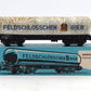 Marklin 4632 HO Scale Feldschlosschen Bier Weathered Tank Car/Box