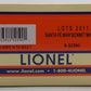 Lionel 6-52590 O Gauge LOTS 2011 Santa Fe War Bonnet Mint Car #32112 LN/Box
