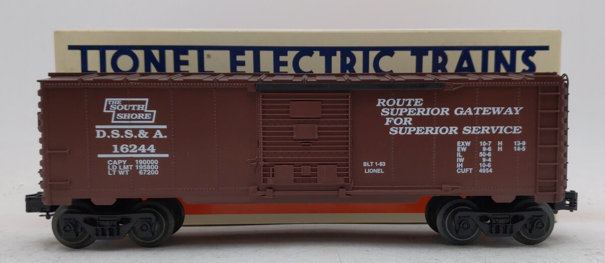 Lionel 6-16244 O Gauge Duluth South Shore & Atlantic Boxcar EX/Box