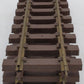 Lionel 8-82002 G Scale Brass 11-3/4" Straight Tracks With Track Pins (Pack of 4) VG