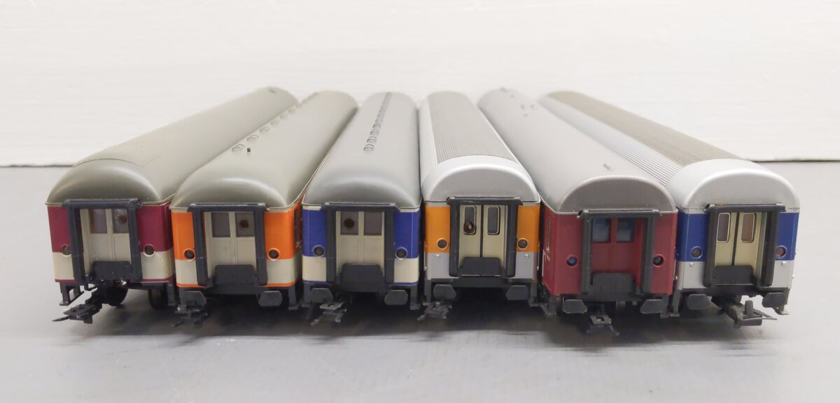 ROWA HO Assorted Passenger Cars: 3211, 3202, 3203, 3219, 3114, 3212 [6] EX