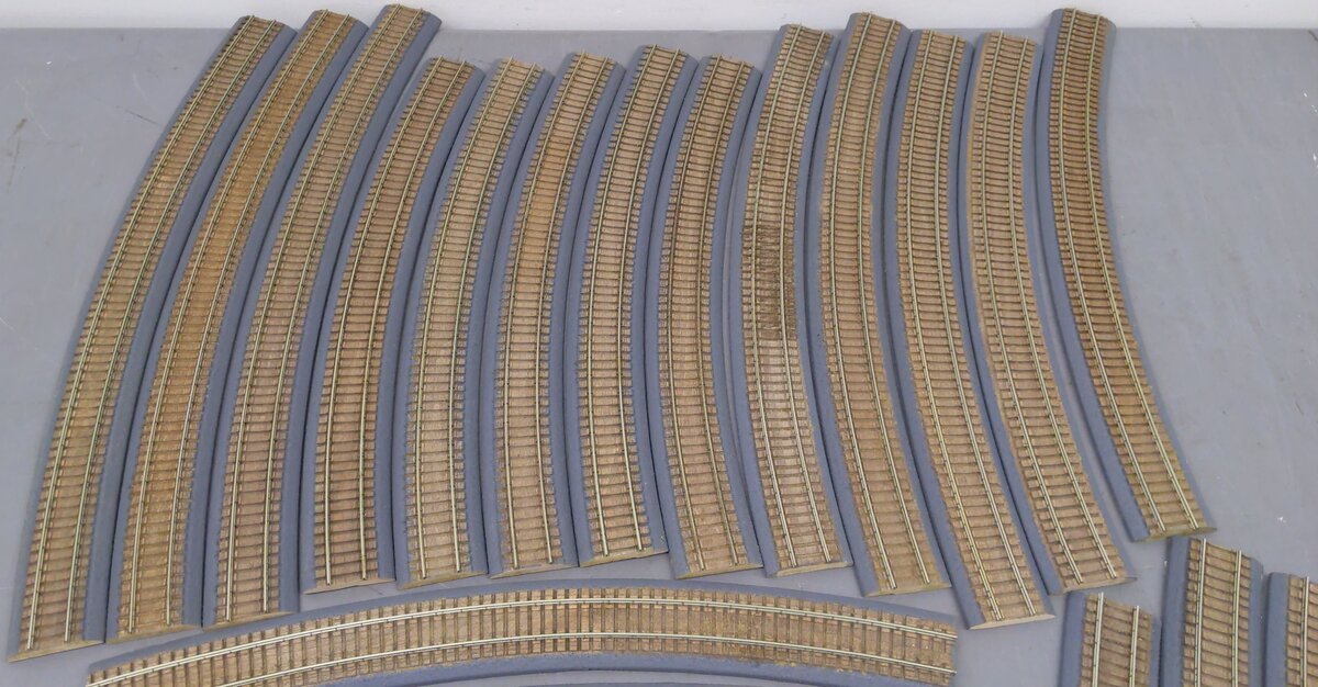 HO Custom Code 100 Curved Track Sections EX