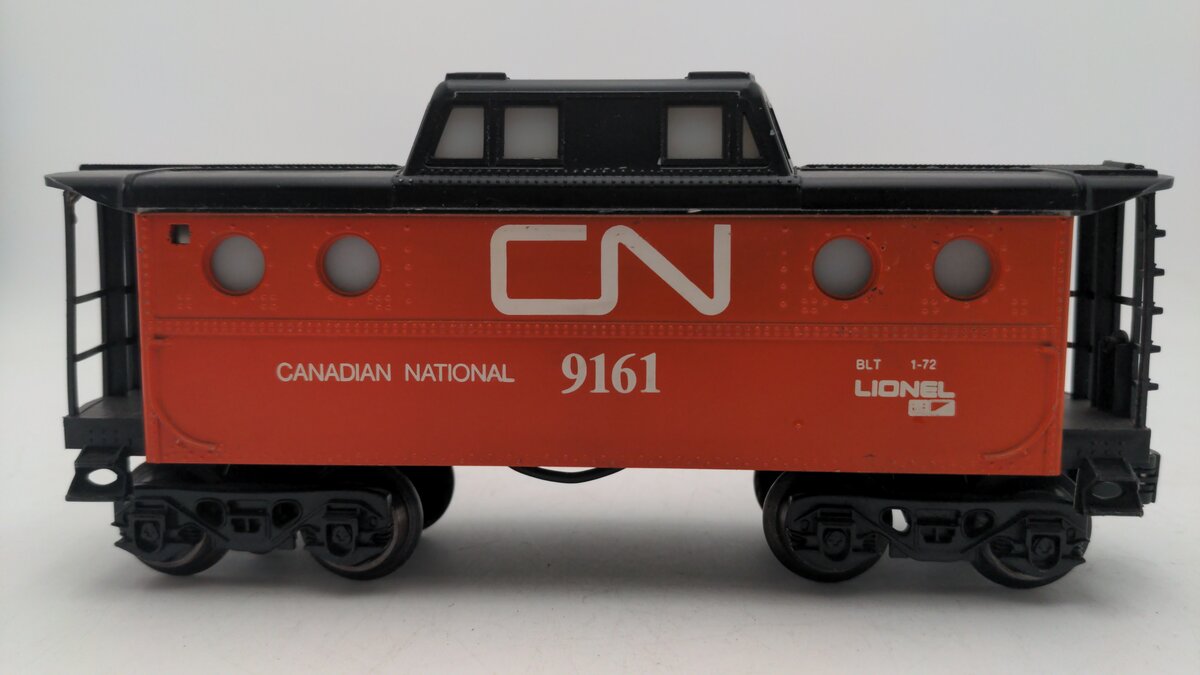 Lionel 6-9161 O Gauge Canadian National Caboose VG