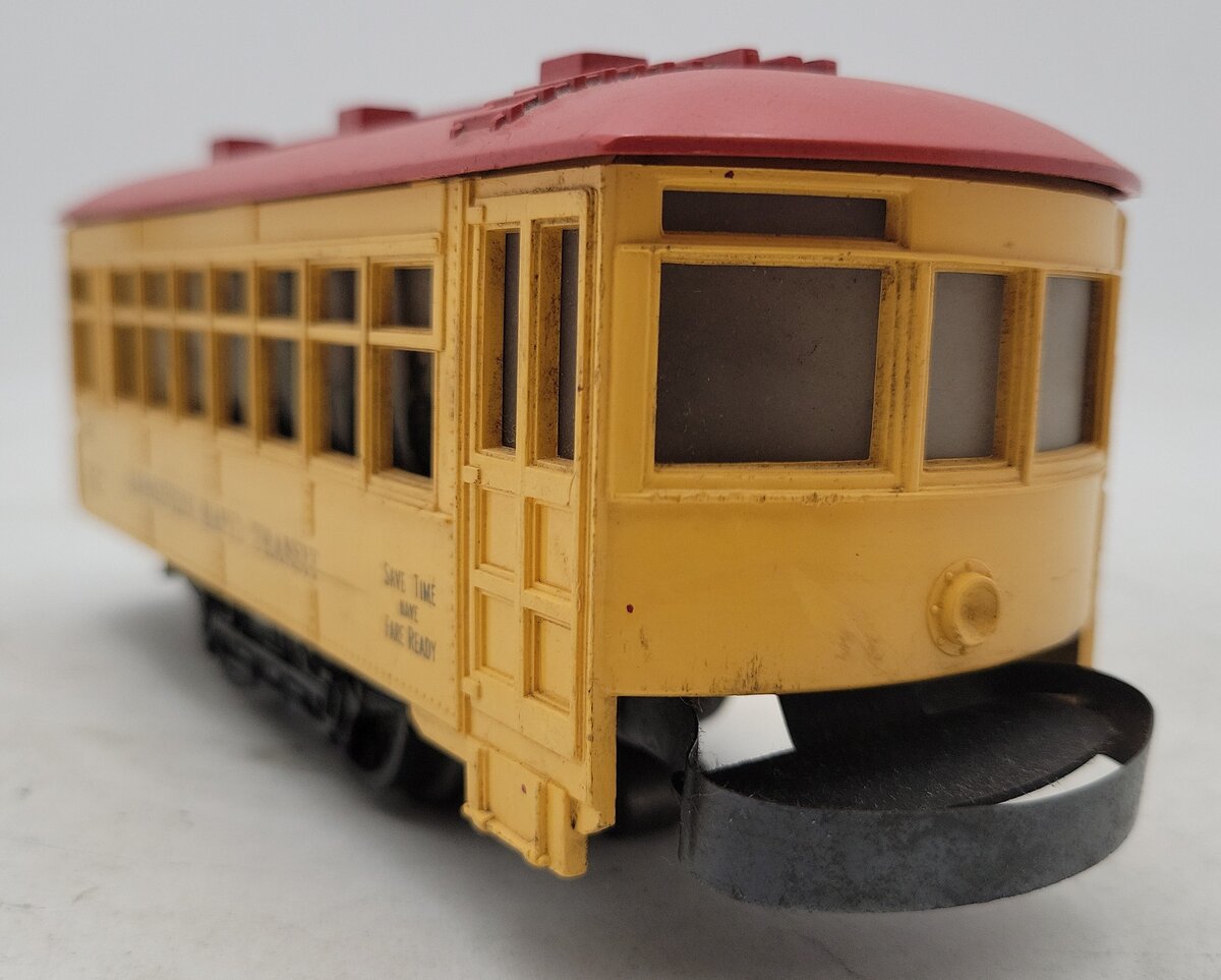 Lionel 60 Vintage O Gauge Postwar Lionelville Trolley with Black Lettering VG