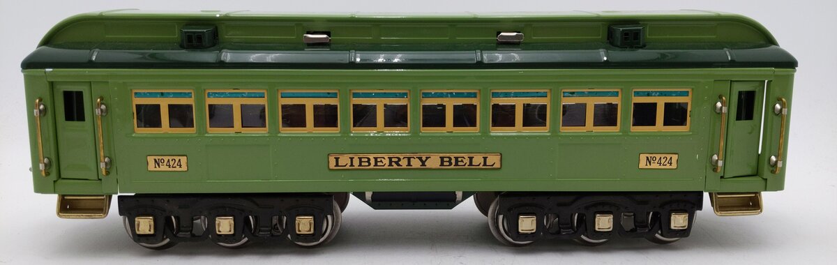 MTH 424 MTH Standard Gauge Liberty Bell Pullman #424 EX