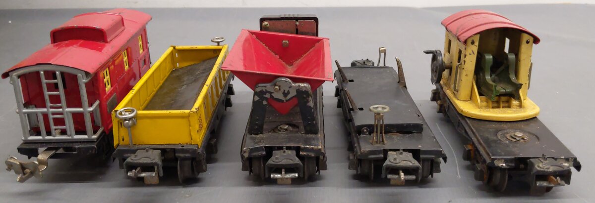 Lionel Assorted O Scale Freight Cars [5] #3651 #807 #2660 #3659 #3652 VG