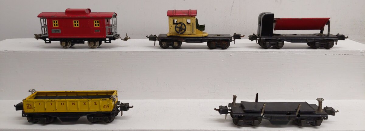 Lionel Assorted O Scale Freight Cars [5] #3651 #807 #2660 #3659 #3652 VG