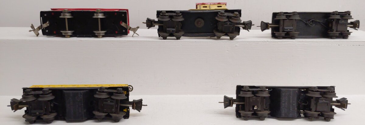 Lionel Assorted O Scale Freight Cars [5] #3651 #807 #2660 #3659 #3652 VG
