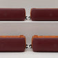 Lionel O Gauge Assorted Passenger Cars: 9500, 9511, 9502, 9506 [4] EX