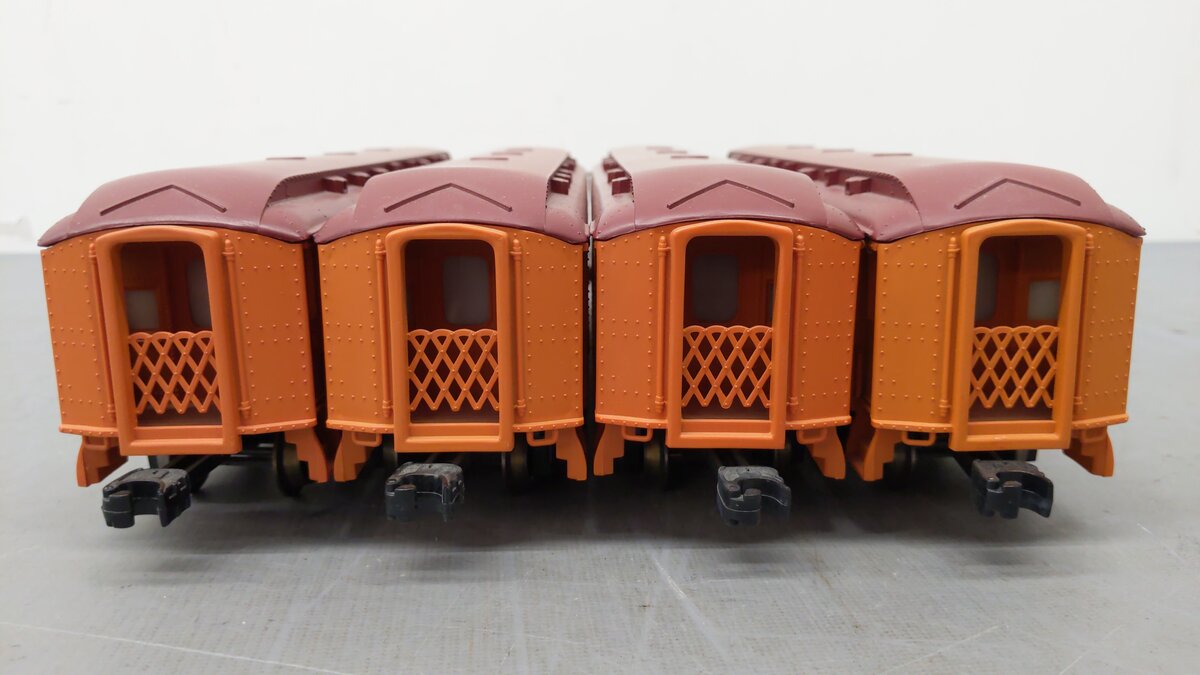 Lionel O Gauge Assorted Passenger Cars: 9500, 9511, 9502, 9506 [4] EX