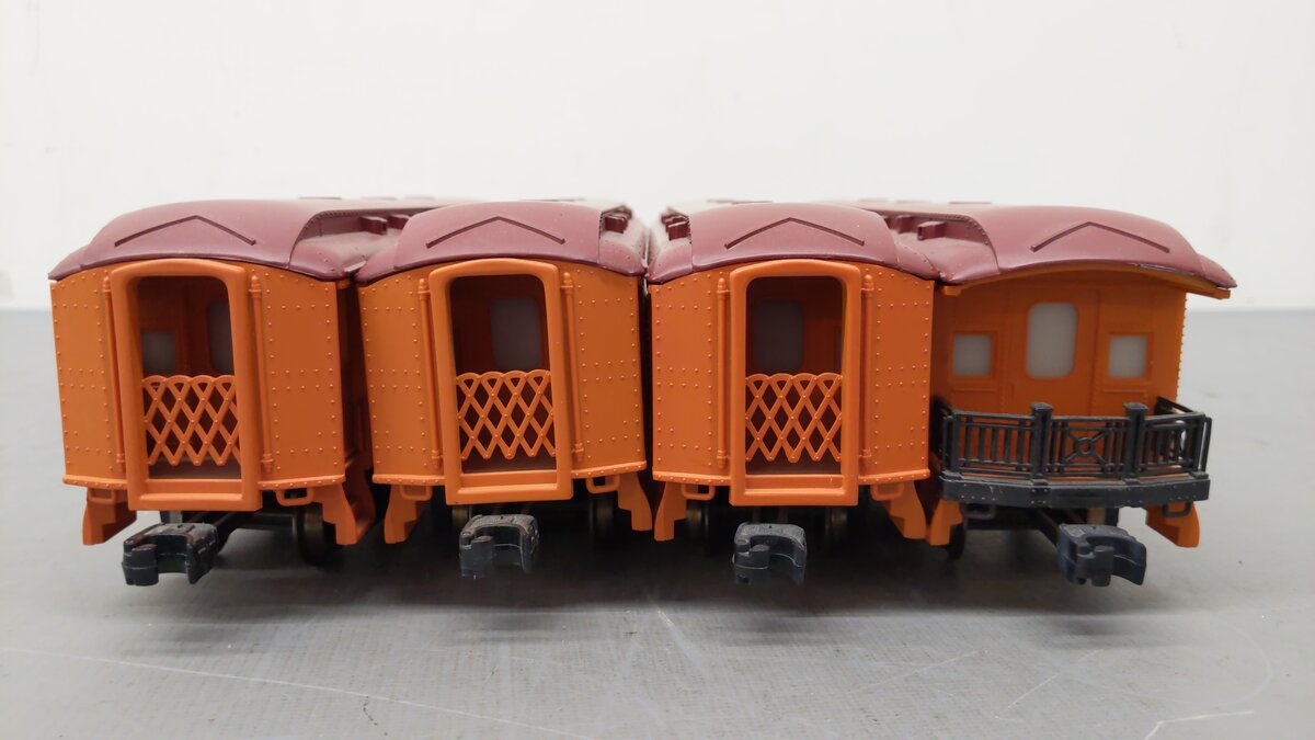 Lionel O Gauge Assorted Passenger Cars: 9500, 9511, 9502, 9506 [4] EX