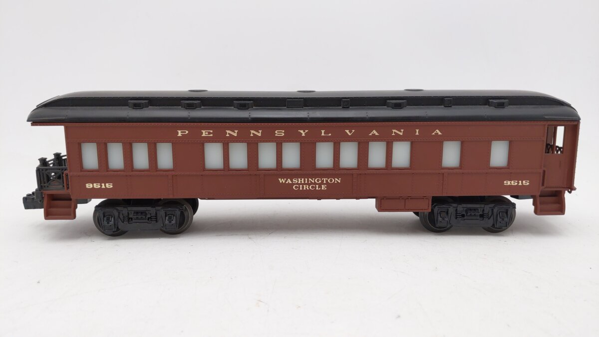 Lionel 6-9515 Custom O Gauge Pennsylvania Washington Circle Observation Car EX